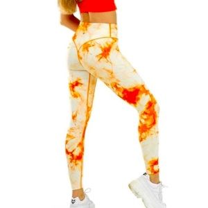 Balance Athletica OG Tie Dye Leggings (Orange)